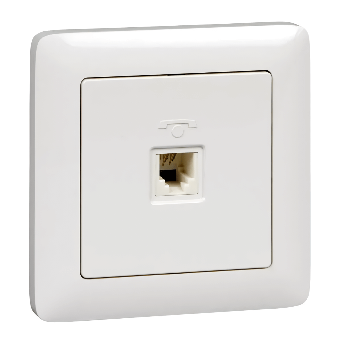 Розетка компьютерная 1 вход RJ-45, 8р-8с 5 категории