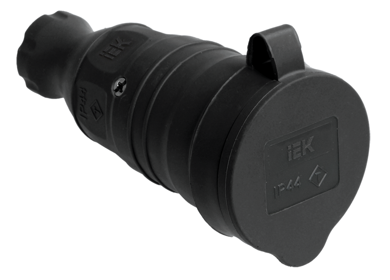 Розетка с защитной крышкой перенос. ОМЕГА  IP44 РБп13-1-0м